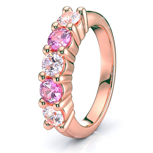 Rose Diamond and Pink Sapphire