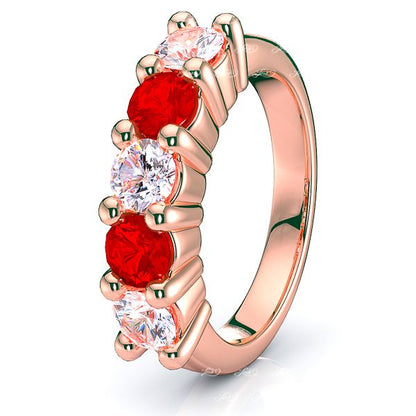 Rose Diamond and Ruby