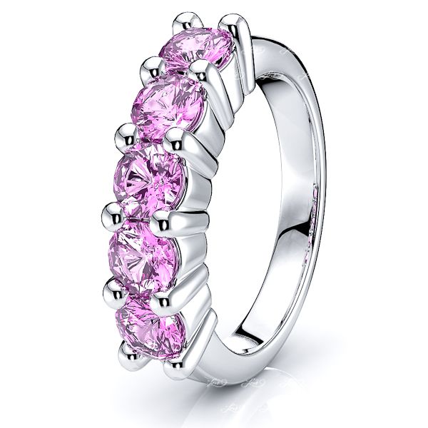 White Pink Sapphire