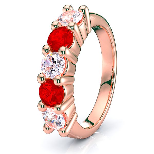 Rose Diamond and Ruby
