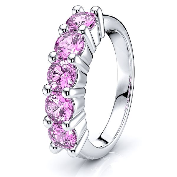 White Pink Sapphire
