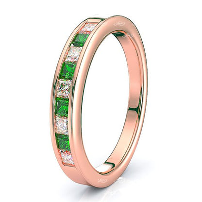 Rose Diamond and Emerald