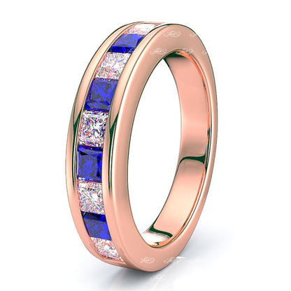 Rose Diamond and Blue Sapphire