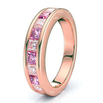 Rose Diamond and Pink Sapphire