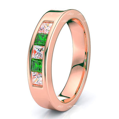 Rose Diamond and Emerald