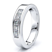 Genoveva Channel Set Women Anniversary Wedding Ring