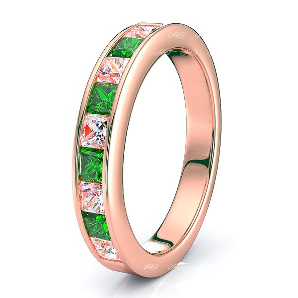 Rose Diamond and Emerald