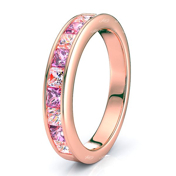 Rose Diamond and Pink Sapphire