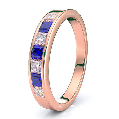 Rose Diamond and Blue Sapphire