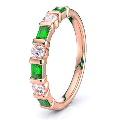 Rose Diamond and Emerald