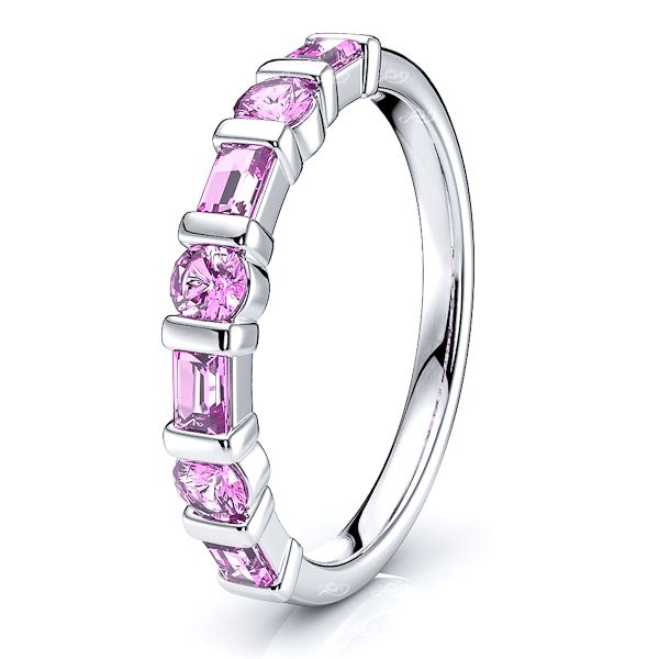 White Pink Sapphire