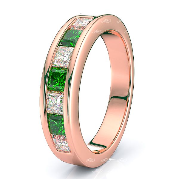 Rose Diamond and Emerald