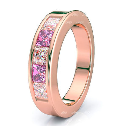 Rose Diamond and Pink Sapphire