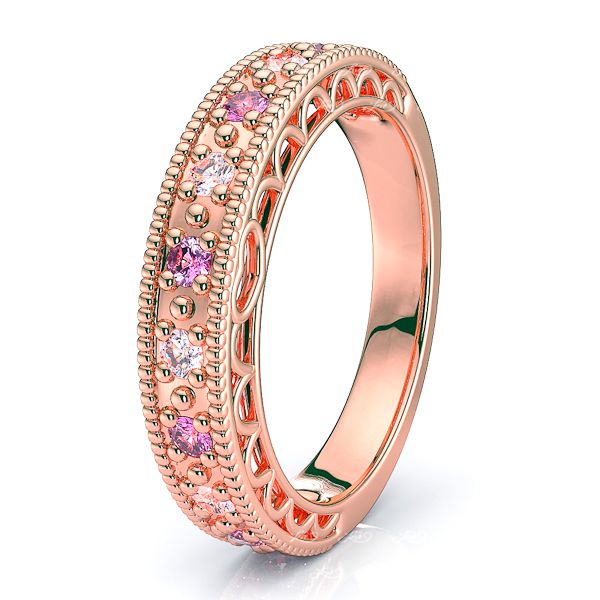 Rose Diamond and Pink Sapphire