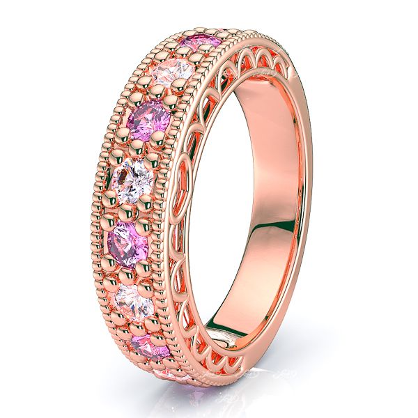 Rose Diamond and Pink Sapphire