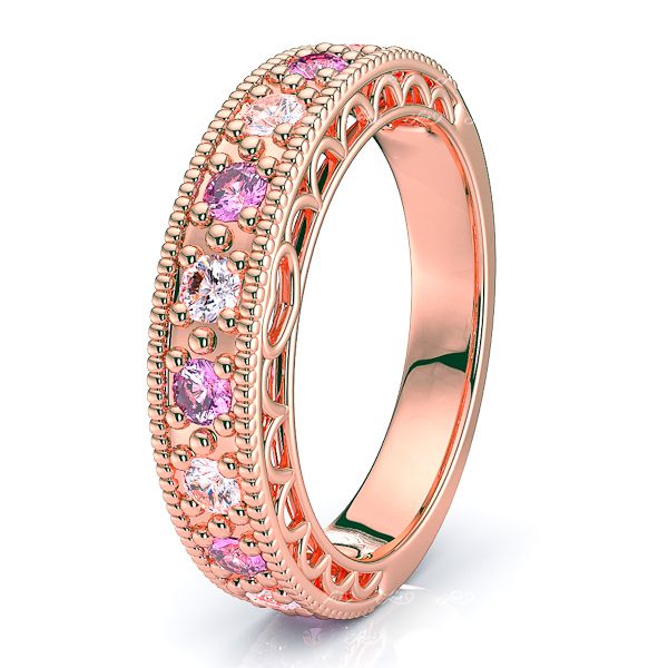 Rose Diamond and Pink Sapphire