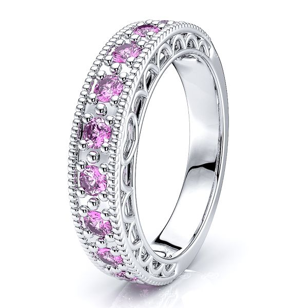 White Pink Sapphire