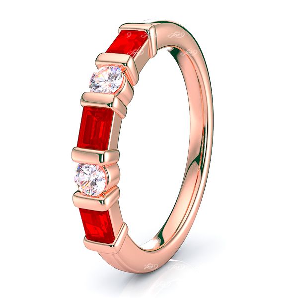 Rose Diamond and Ruby