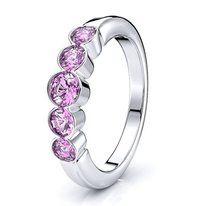 White Pink Sapphire
