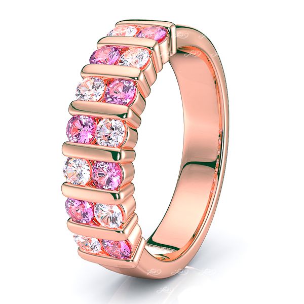 Rose Diamond and Pink Sapphire