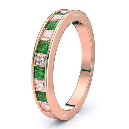 Rose Diamond and Emerald