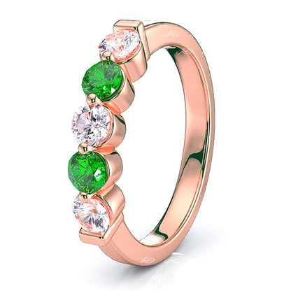 Rose Diamond and Emerald