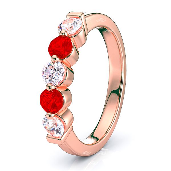 Rose Diamond and Ruby