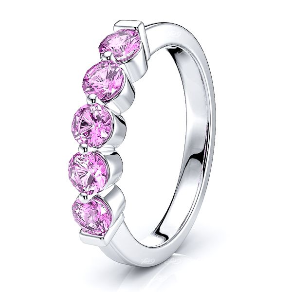 White Pink Sapphire