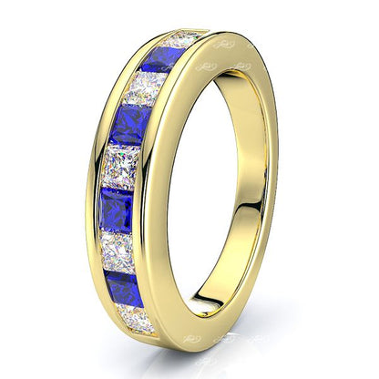 Yellow Diamond and Blue Sapphire