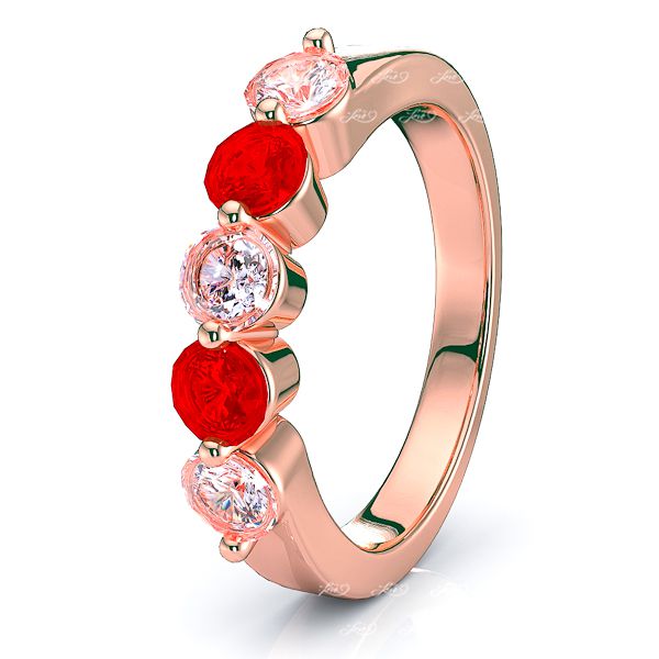 Rose Diamond and Ruby