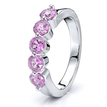 White Pink Sapphire