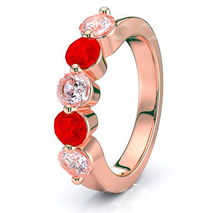 Rose Diamond and Ruby