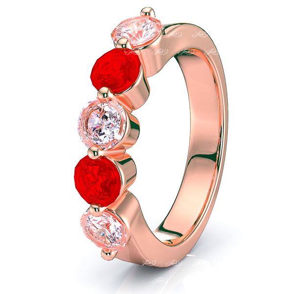 Rose Diamond and Ruby