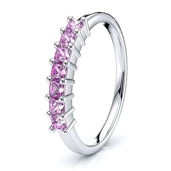 White Pink Sapphire