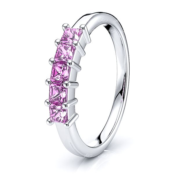 White Pink Sapphire