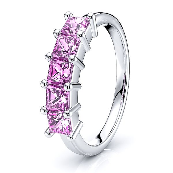 White Pink Sapphire