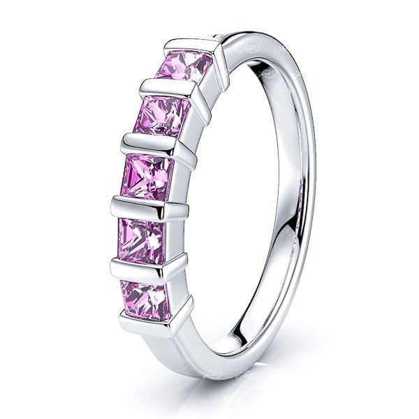 White Pink Sapphire