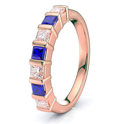 Rose Diamond and Blue Sapphire
