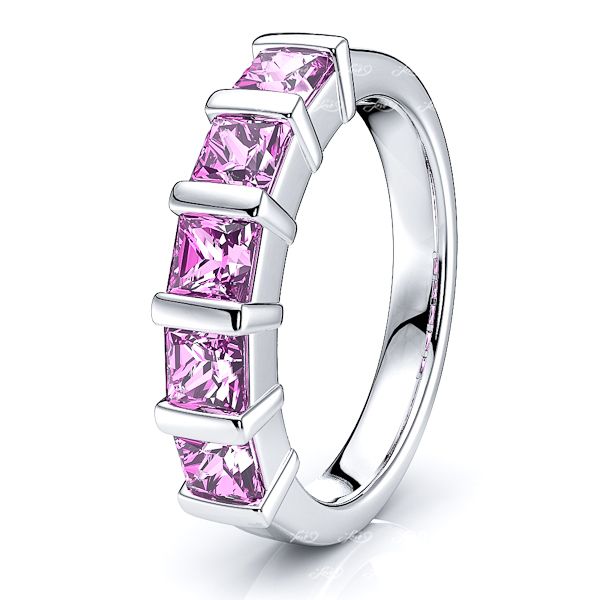 White Pink Sapphire