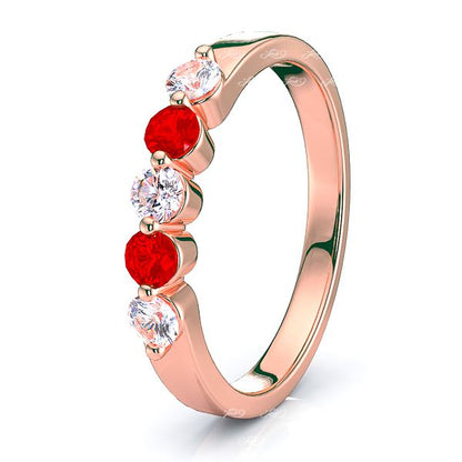 Rose Diamond and Ruby