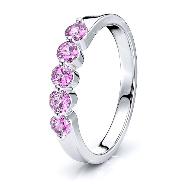White Pink Sapphire