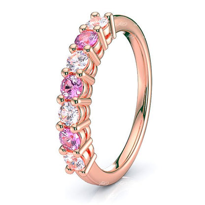 Rose Diamond and Pink Sapphire