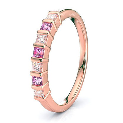 Rose Diamond and Pink Sapphire