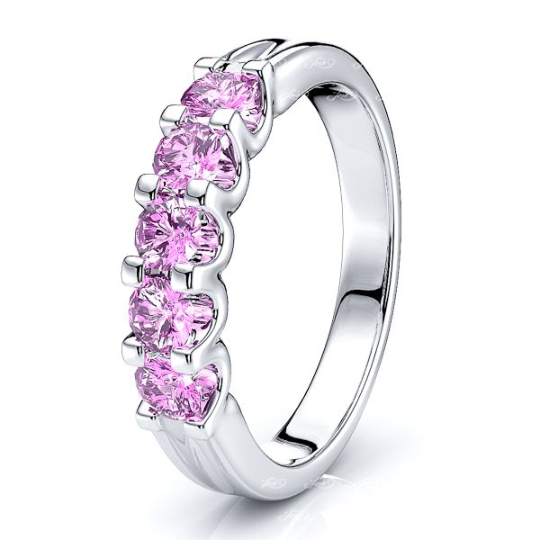 White Pink Sapphire