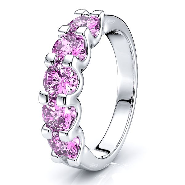 White Pink Sapphire