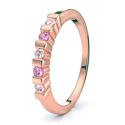 Rose Diamond and Pink Sapphire