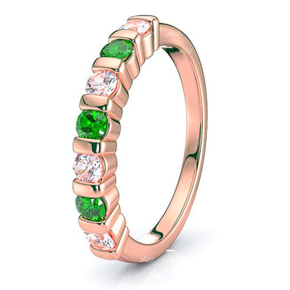 Rose Diamond and Emerald
