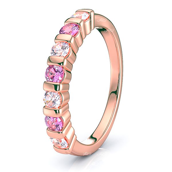 Rose Diamond and Pink Sapphire