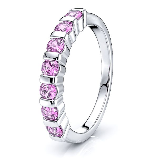 White Pink Sapphire