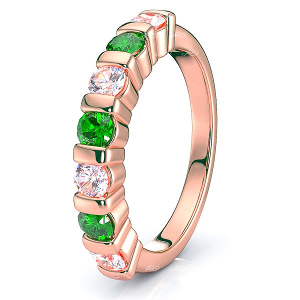 Rose Diamond and Emerald